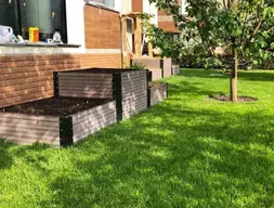 Доска ДПК для грядок высокая HOLZHOF