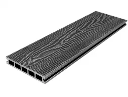 Террасная доска UnoDeck Vintage 150×24 мм, Графит