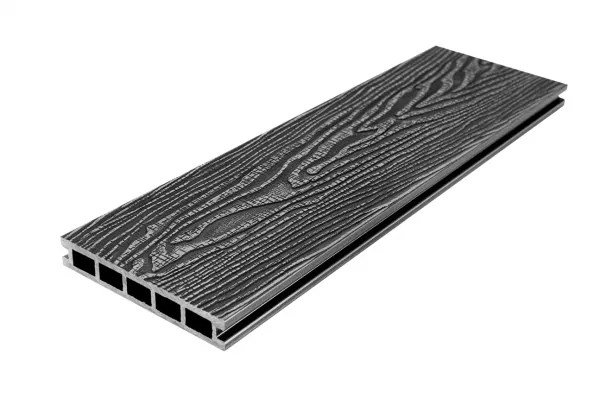 Террасная доска UnoDeck Vintage 150×24 мм, Графит1