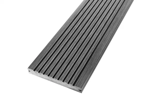 Террасная доска UnoDeck Solid 152×20 мм, Графит 1