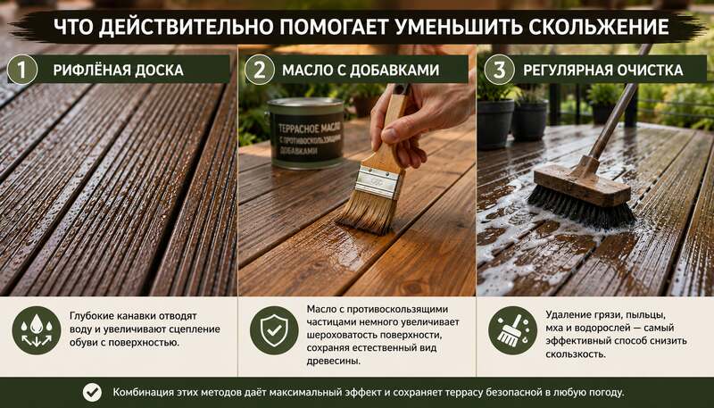 Что действительно помогает уменьшить скольжение