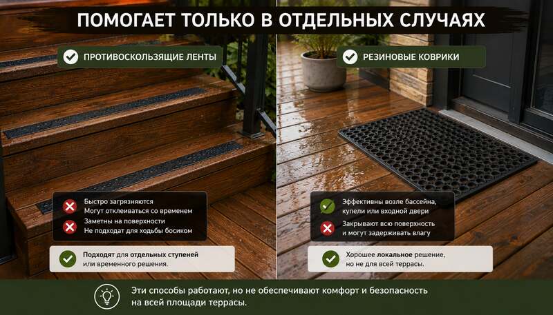 Что помогает только в отдельных случаях